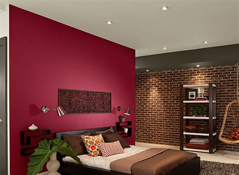 Jotun red paint colors for bedroom .